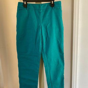 WHBM pigeon blue stretchy pants / 'perfect form'